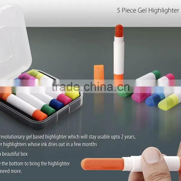 5 in 1 Solid Medical Cute Gel Pen/Creative Pen/Solid Fluorescent Pen/promotional Gifts/highlighter Crayon Made in China photo-2