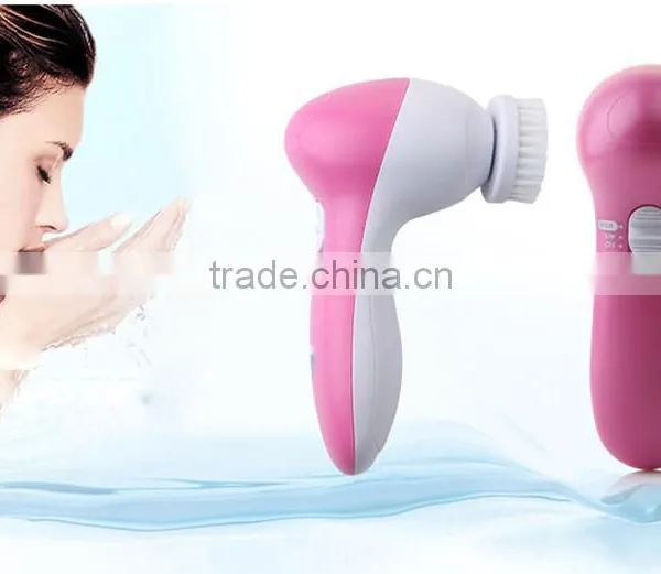 5 in 1 Facial Machine Electric Facial Brush Face Cleansing Brush Body Skin Care Massager photo-4