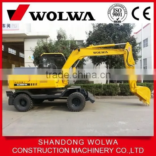 Wolwa DLS880-9A 8t Wheeled Hydraulic Excavator With Bucket photo-4
