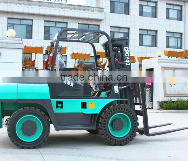New Small 4000kg CPCY40 Diesel Forklift/off Road Forklift photo-2