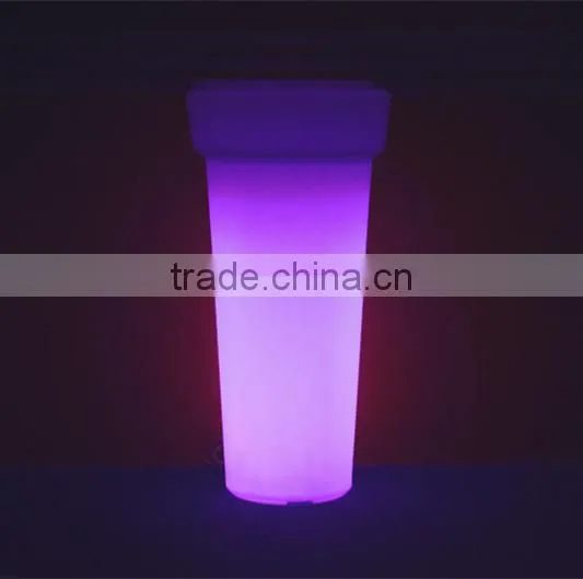 Plastic Cemetery Vase LED Out Door Decorative Flower Pot photo-2