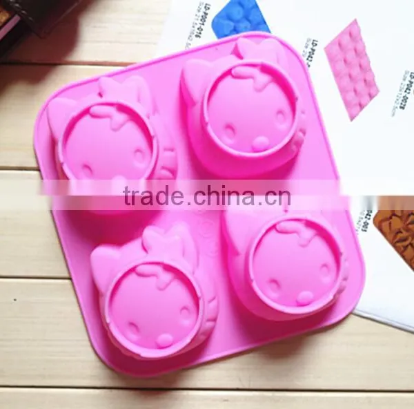 Silicone Kitty Cat Cake Mold photo-3