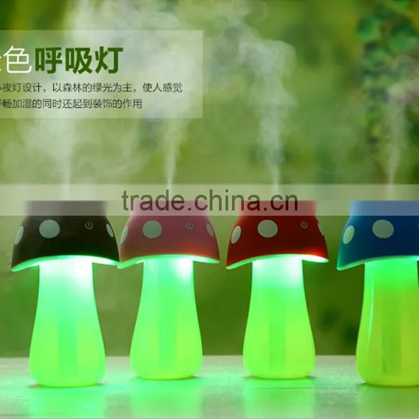 Factory Mushroom Light Lamp Humidifier, House/Office Table Mini Air Humidifier photo-2