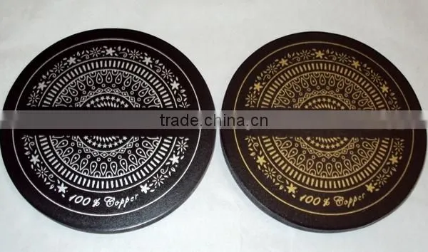 Customized Cheap Wooden Tea Cup Coaster, Tea Placement Cup Mat Coaster, Handmade Mule Mug Coaster, Custom MDF Wood Coaster photo-4