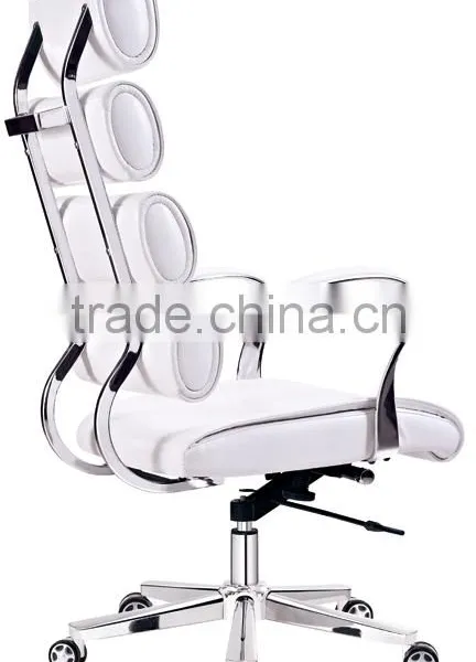 Classical Ergonomic 2015 Unique Design Popular Office White Chair photo-3
