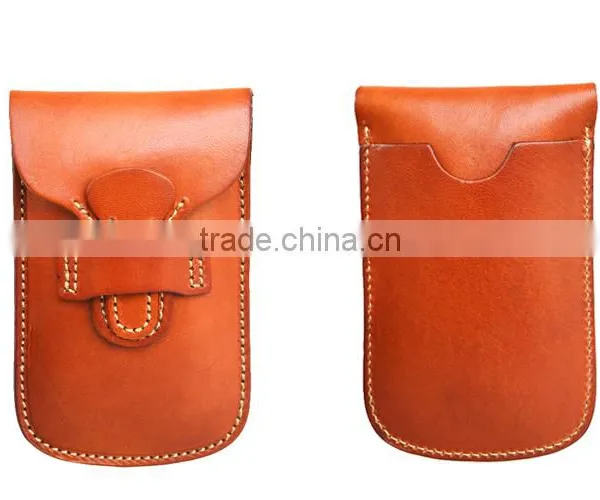 Handmade Band Card Holder Genuine Leather for Travel Retractable Badge photo-2