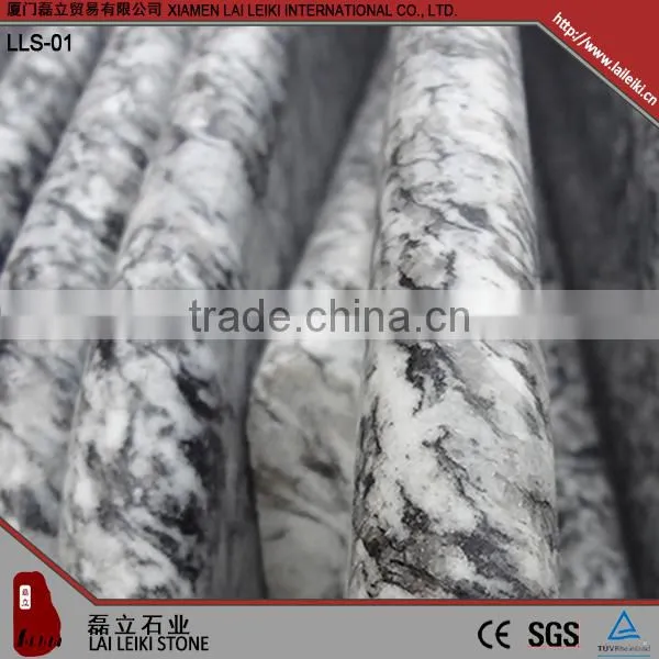 Various Shape Spary White Pre Cut White Polished Granite Table Top for Kitchen photo-3