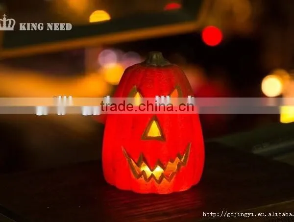 Artificial LED Plastic Pumpkin Lighting for Halloween Decorations photo-2