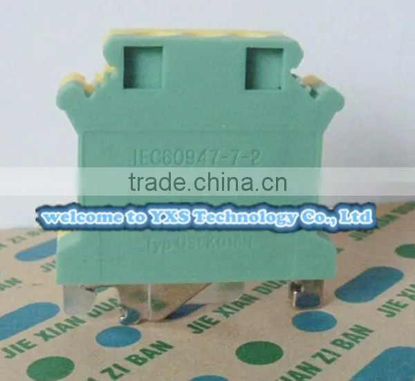 Terminal Blocks/connection Ground Terminal Suit DIN Rail Type USLKG6 photo-3