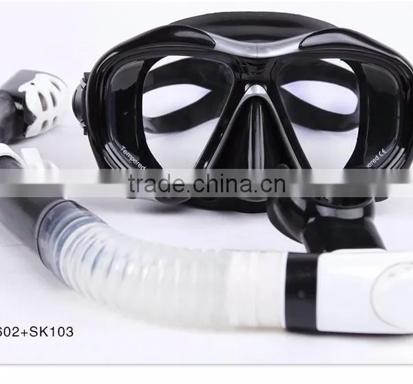 Hot CE Approval 2016 Hot Sale Water Sports Training Snorkeling Equipment Anti-Fog Silicone Scuba Diving Mask Snorke photo-4