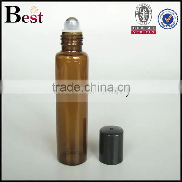 5ml Cosmetic Packaging Fragrance Perfume Brown Roll on Glass Bottle China Essential Oil Roll on Bottle Wholesale photo-3