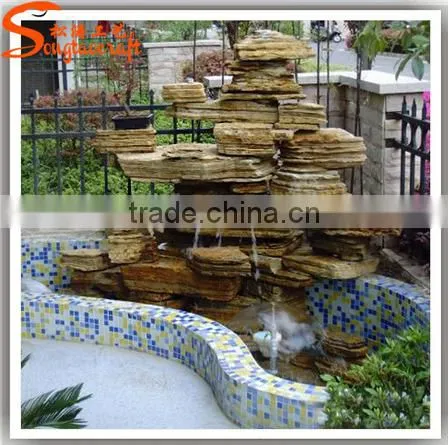 Latest Design Outdoor Water Fountains Artificial Big Decoration Water Fountains for Sale photo-2