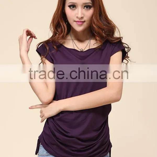 Ladies Fashion Candy Color Summer Style Female T-shirt Shirt Sell Like Hot Cakes Top photo-4
