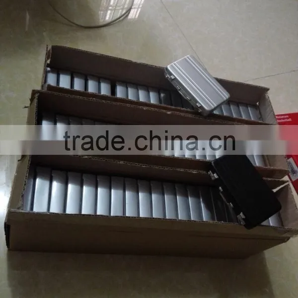 UCHOME 2017 Mini Metal Suitcase Briefcase Style Business/Credit/Bank Card Holder Box Case Factory Promotion!! photo-5