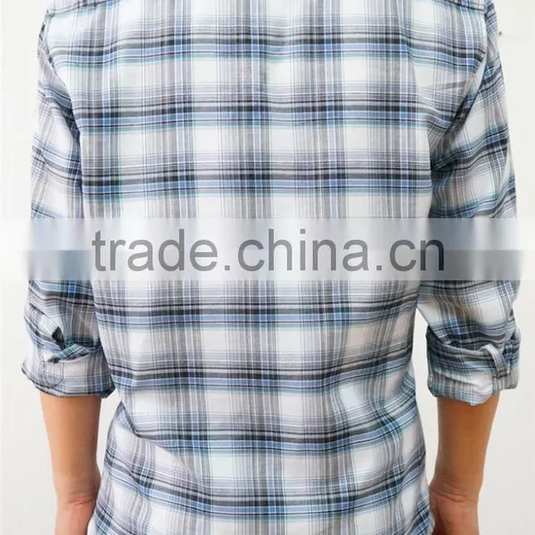 100% Cotton Yarn Dye Long Sleeve Shirt, Men Long Sleeve Shirt, Spring/fall Shirt photo-4