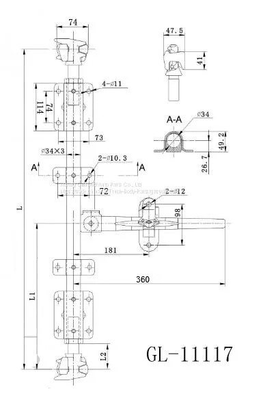 Forged Iron Shipping Dry Container Door Hardware photo-3