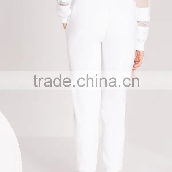 OEM Service Fashion Cheap White Ripped Front Jogger Pants photo-5
