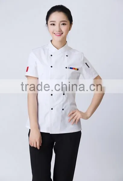 Custom Factory Price High Quality Fashion Design Hotel Reception Uniform for Waitress photo-6