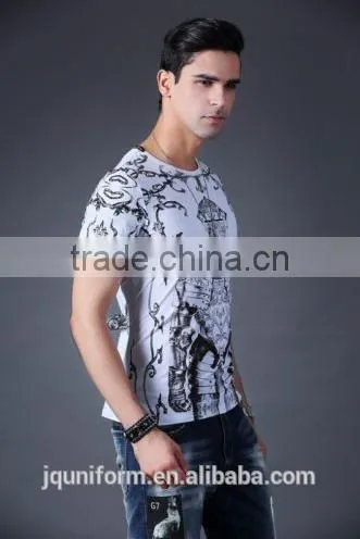 2016 Trendy Mens Cotton t Shirt Custom Fashion t Shirt photo-2