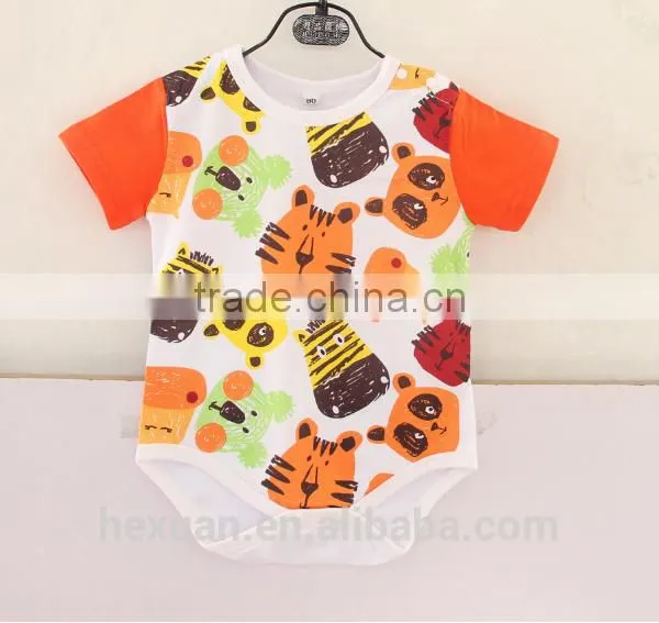 Animal Short Sleeves Baby Romper photo-2