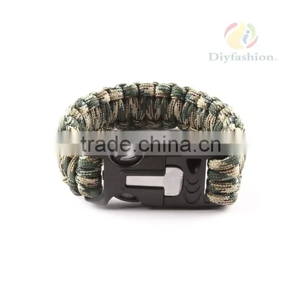 Custom Double Anchor Bracelet Paracord Outdoor Survival Bracelet Paracord, Handmade Bracelet PC6015-5 photo-2