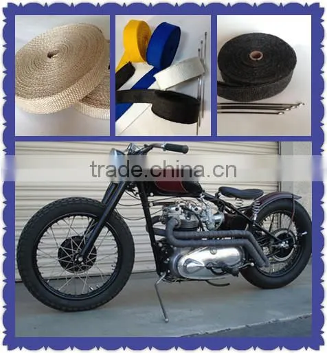 high temperature woven fiberglass anti-corrosion exhaust pipe wrap tape