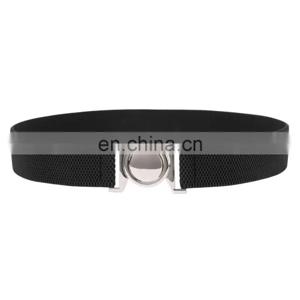 Grace Karin Women Ladies Girls Metal 1.5" Stretchy Elastic Waist Belt Waistband CL010486 photo-2