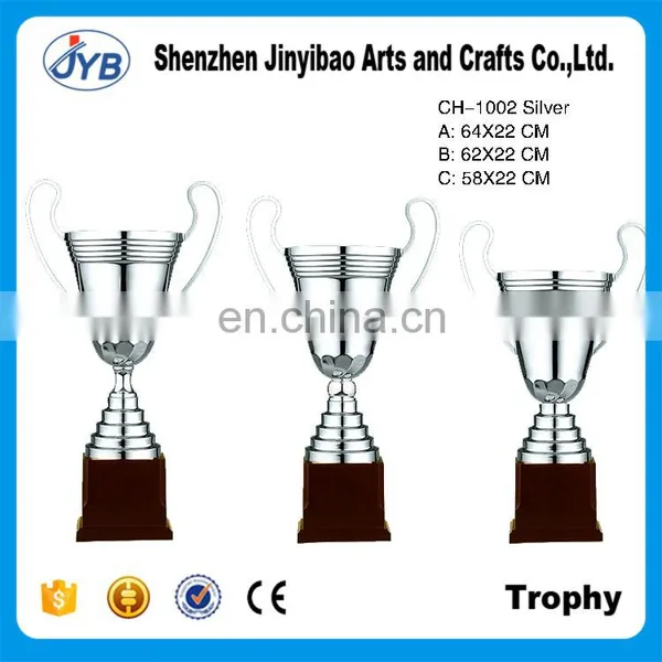 Wholesale Award Football Sports Gold/Silver Metal Trophy Cups photo-2