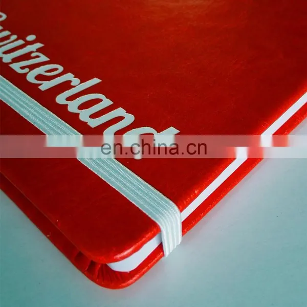 Promotion Gift Writing Wholesale Customized OEM Brand PU Notebook Organizer With Elastic Strap photo-3