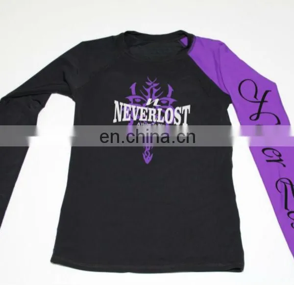 Custom Sublimation Printed Mma Bjj Running Women Rash Guard