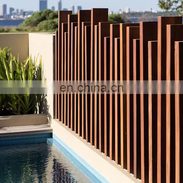 High Quality Hot Rolled Corten Steel Fence photo-5