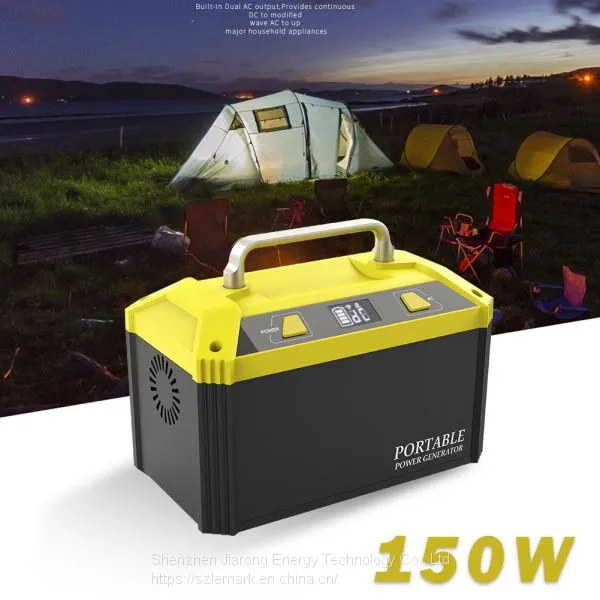 48000mAh Lithium Ion Battery Pack Portable Power Station With Inverter For Outdoor Camping Hiking Fishing