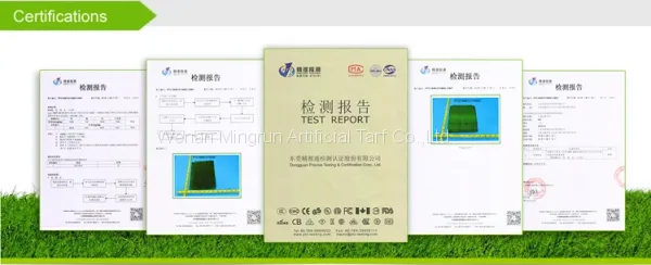 20mm Height Rainbow Colorful Running Track Artificial Turf Grass Mat photo-5
