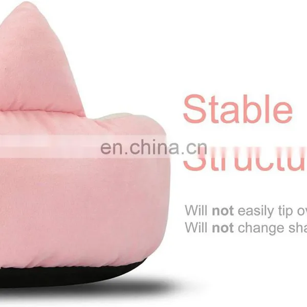 Cat Bed Round Pet Bed for Cats, Kittens, Puppies and Small Dogs Washable Pet Bed With Waterproof Bottom photo-4