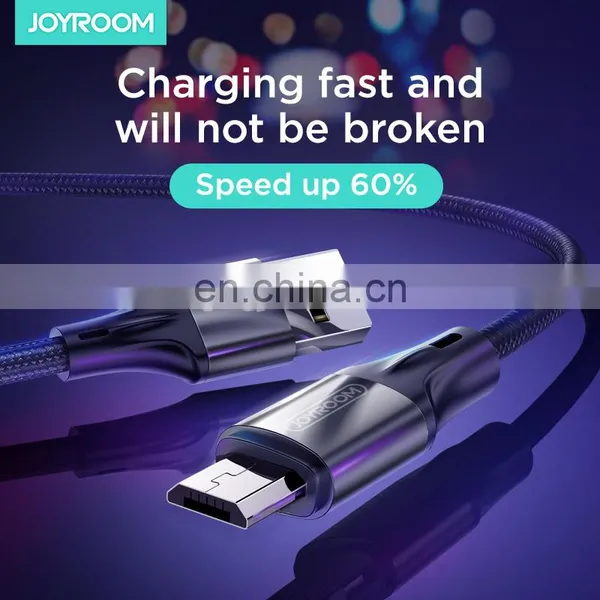 JOYROOM Type C Cable Hi-Tensile Data Transfer 1M Micro USB Nylon Cable For IPhone X 5 6 6S 7 8 Plus photo-3
